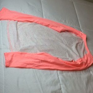 Coral long sleeve t shirt